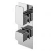 Nuie Windon Twin Concealed Thermostatic Shower Valve with Diverter - WINTW02 -ShowerLux Shop WINTW01 P