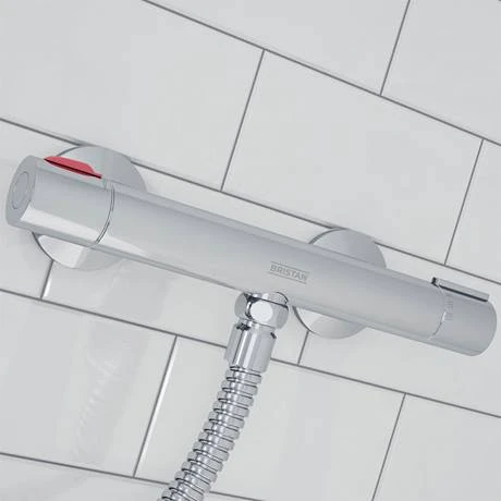 Bristan - Zing Cool Touch Thermostatic Bar Valve with Adjustable Riser Kit - ZI-SHXSMCT-C 6 Bristan - Zing Cool Touch Thermostatic Bar Valve with Adjustable Riser Kit - ZI-SHXSMCT-C - Image 4