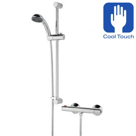 Bristan - Zing Cool Touch Thermostatic Bar Valve with Adjustable Riser Kit - ZI-SHXSMCT-C 3 Bristan - Zing Cool Touch Thermostatic Bar Valve with Adjustable Riser Kit - ZI-SHXSMCT-C