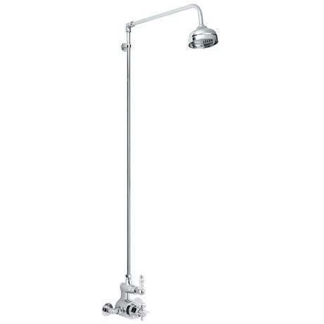 Ultra Traditional Exposed Thermostatic Shower Package with Twin Valve & Riser Kit 4 Ultra Traditional Exposed Thermostatic Shower Package with Twin Valve & Riser Kit - Image 2